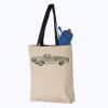 11L Canvas Tote with Contrast-Color Handles Thumbnail